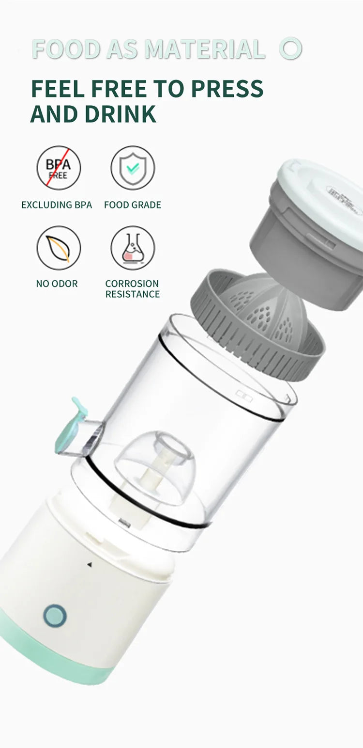Portable USB Juicer Cup – Rechargeable Smoothie Blender