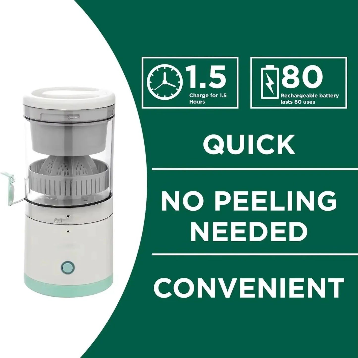 Portable USB Juicer Cup – Rechargeable Smoothie Blender
